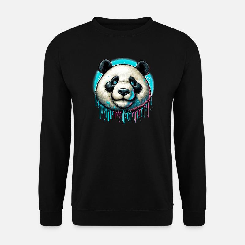 Panda - Sweat-shirt Unisexe - noir