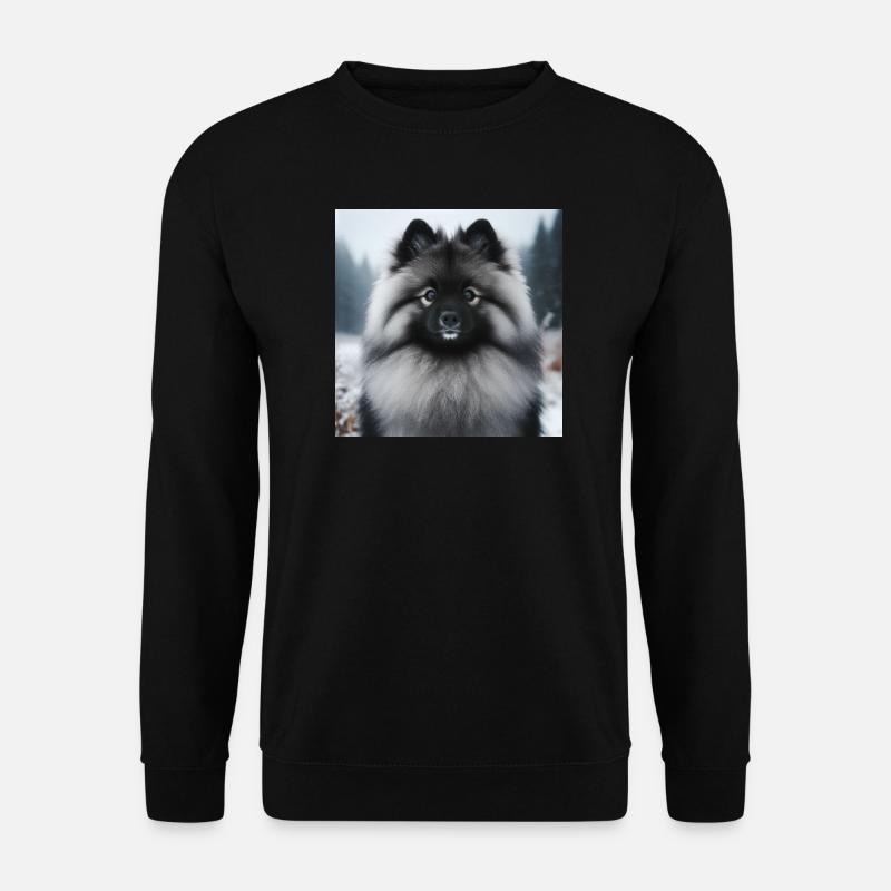 Wunderschöner Wolfspitz - Unisex Pullover - Schwarz