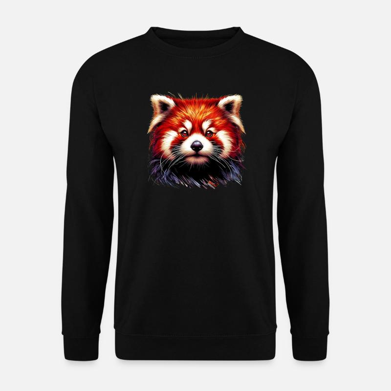 Red panda - Unisex Sweatshirt - black