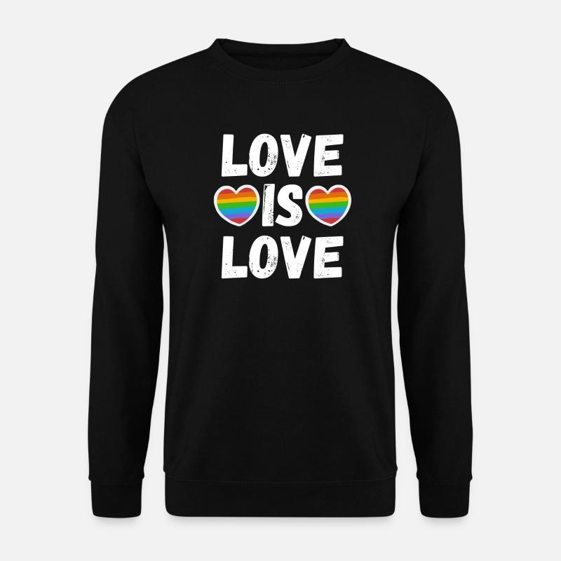 Liebe ist Liebe - Unisex Pullover - Schwarz