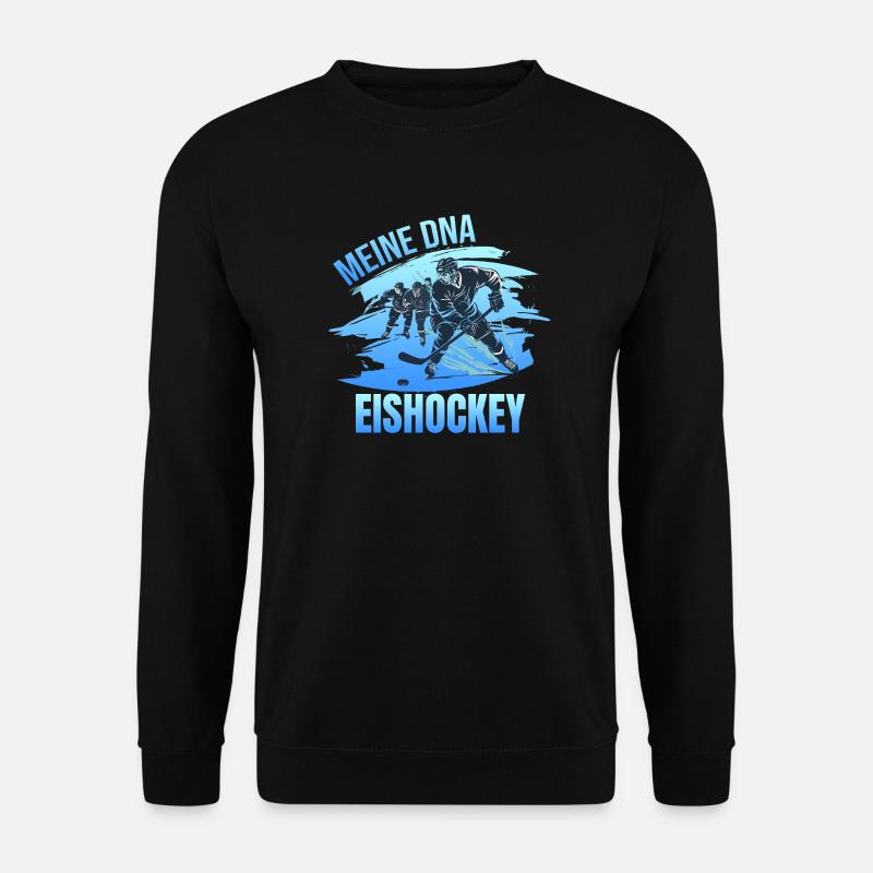 Meine DNA - Eishockey - Unisex Pullover - Schwarz