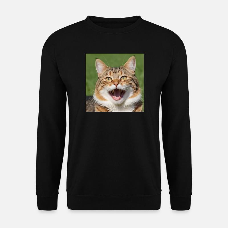 Katze - Unisex Pullover - Schwarz