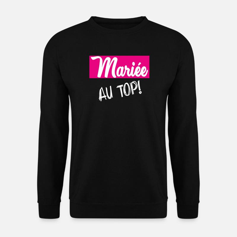 WEDDING - Unisex Sweatshirt - black
