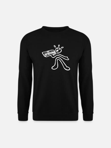 synth player - Unisex Sweatshirt - black