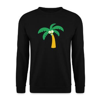 Palme - Unisex Pullover - Schwarz - Vorne - Alina (178cm) & Michal (187cm)