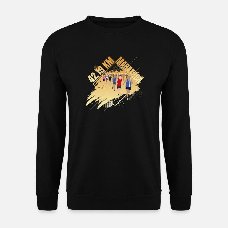 42 19 KM - Marathon - Unisex Pullover - Schwarz