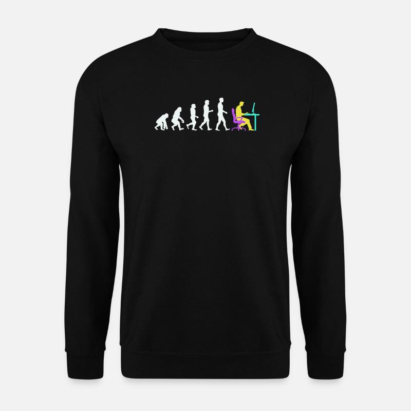 Développeur Evolution Computergeek Open Source - Sweat-shirt Unisexe - noir
