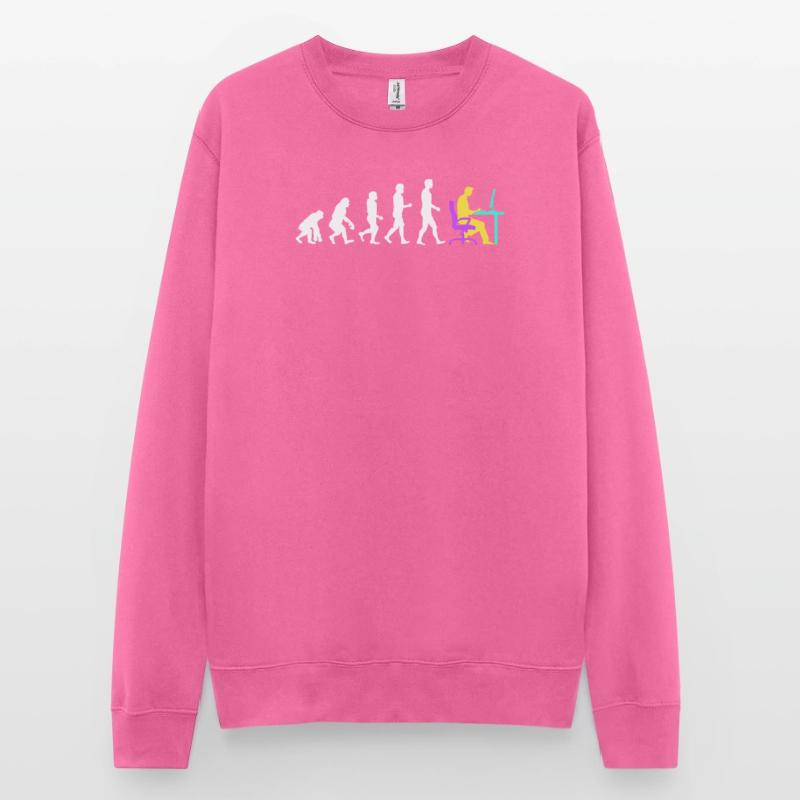 Developer Evolution Computerfreak Open Source Unisex Pullover