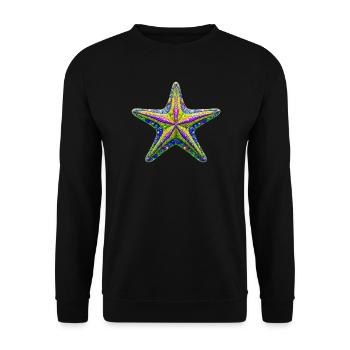 Starfish - Unisex Sweatshirt - black - Front - Alina (178cm) & Michal (187cm)