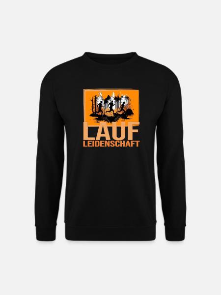 Lauf Leidenschaft - Unisex Pullover - Schwarz