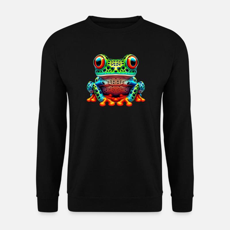Frog - Unisex Sweatshirt - black