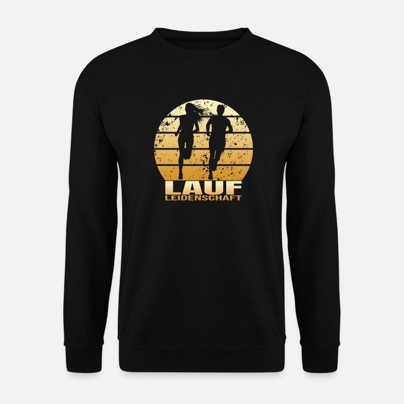 Lauf Leidenschaft - Unisex Pullover - Schwarz