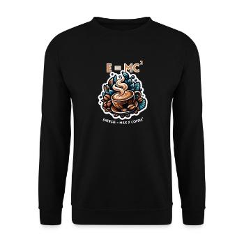 La formule énergétique - Sweat-shirt Unisexe - noir - Devant - Alina (178cm) & Michal (187cm)