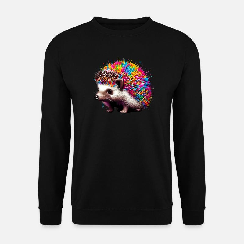 Hérisson - Sweat-shirt Unisexe - noir