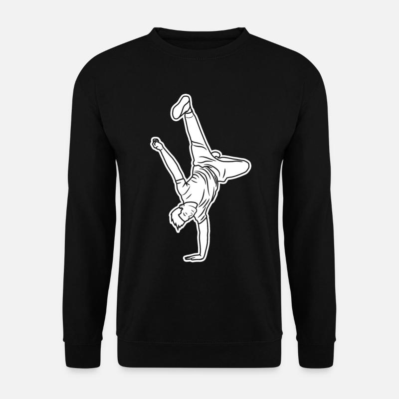 B Boy Skizze - Unisex Pullover - Schwarz