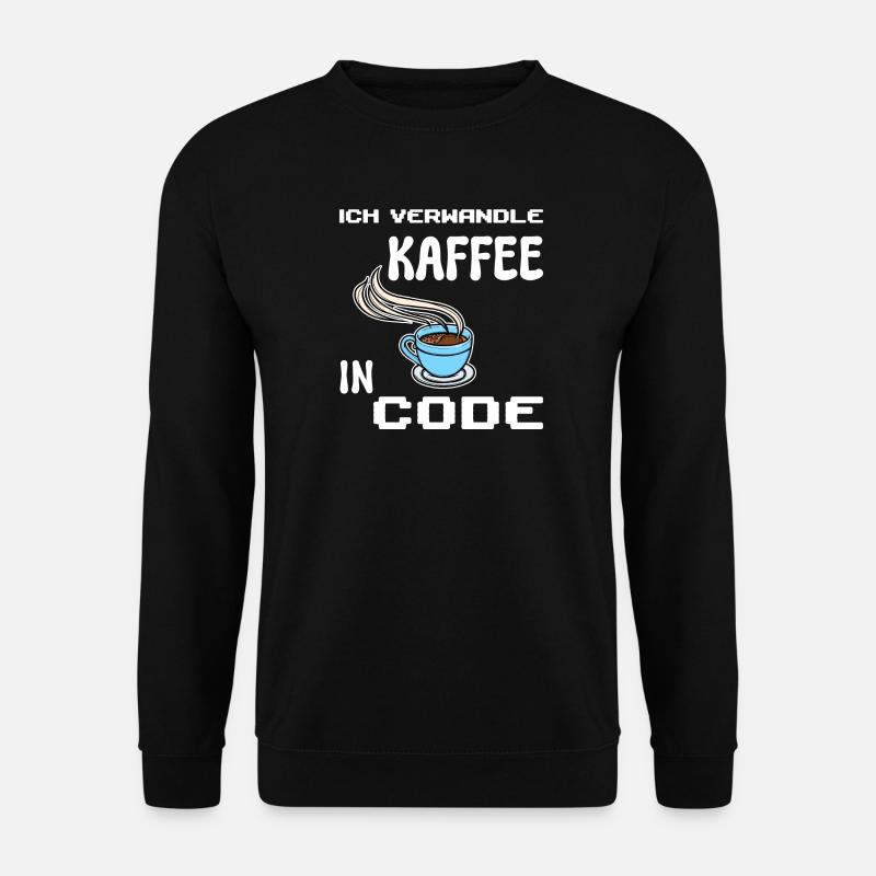 Developer Computerfreak Statement Coden Skripting - Unisex Pullover - Schwarz