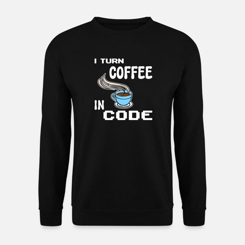 Developer Computerfreak Statement Programmierer - Unisex Pullover - Schwarz