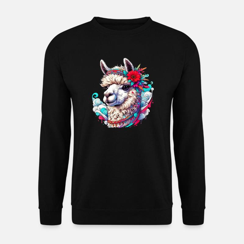 Alpaca - Unisex Sweatshirt - black