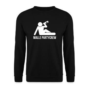 Malle Partycrew - Unisex Pullover - Schwarz - Vorne - Alina (178cm) & Michal (187cm)