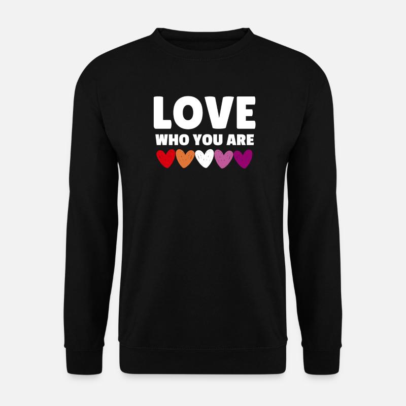 Lesbienne. Aimez qui vous êtes - Sweat-shirt Unisexe - noir
