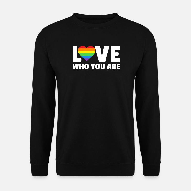 Aimez-vous qui vous êtes - Sweat-shirt Unisexe - noir