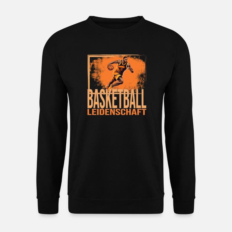 Basketball Leidenschaft - Unisex Pullover - Schwarz