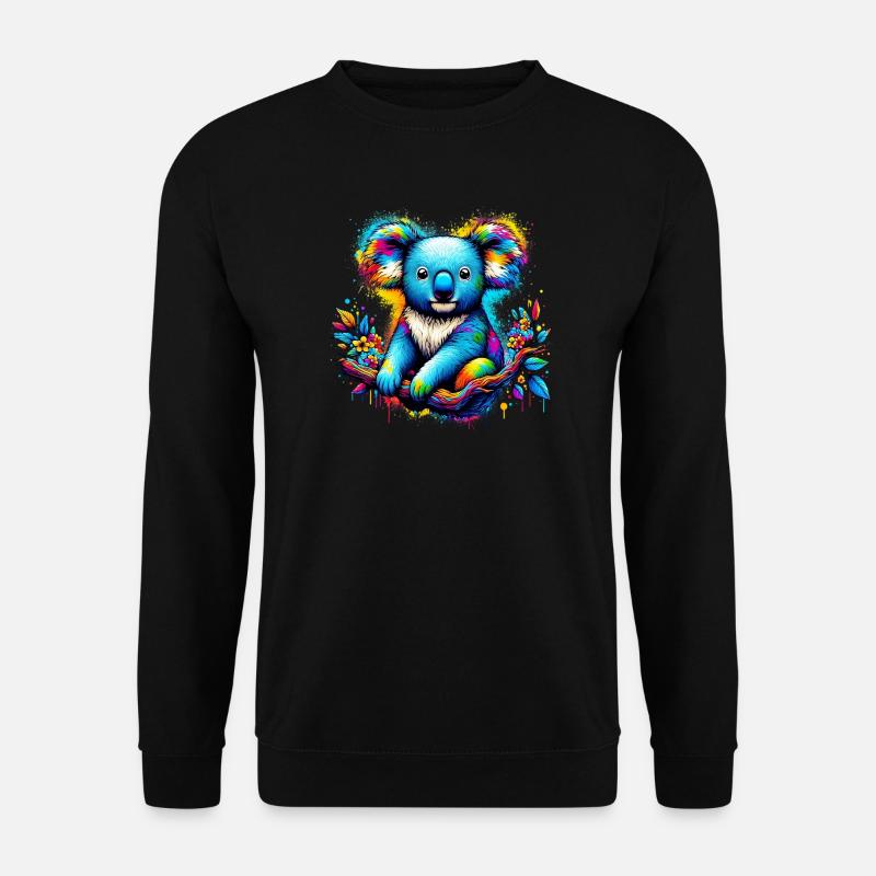 Koala - Unisex Pullover - Schwarz