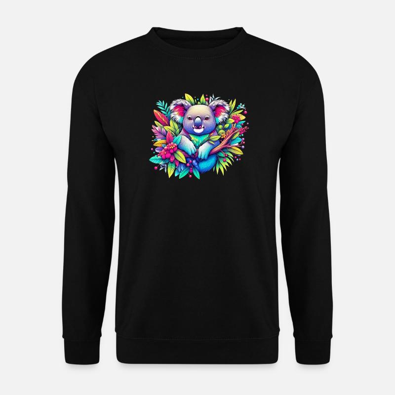 Koala - Unisex Sweatshirt - black
