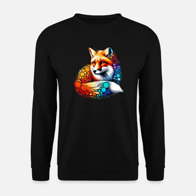 Fuchs - Unisex Pullover - Schwarz