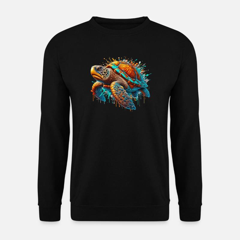 Turtle - Unisex Sweatshirt - black