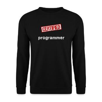 Programmeur - Sweat-shirt Unisexe - noir - Devant - Alina (178cm) & Michal (187cm)