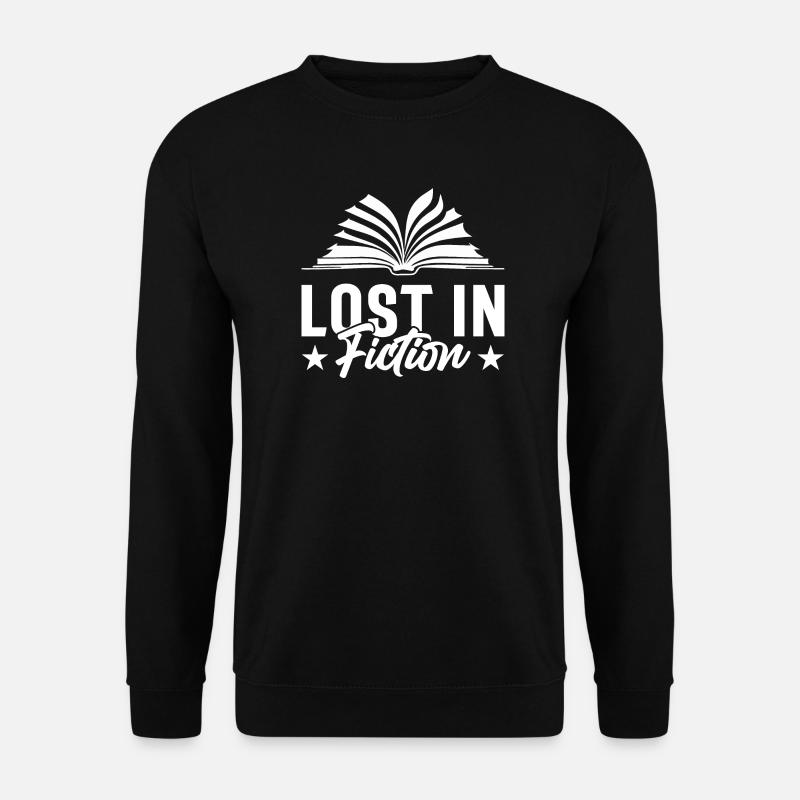 LOST IN FICTION - Unisex Sweatshirt - black