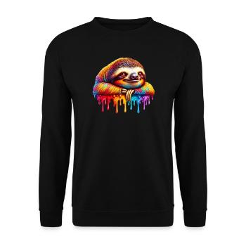Paresse - Sweat-shirt Unisexe - noir - Devant - Alina (178cm) & Michal (187cm)