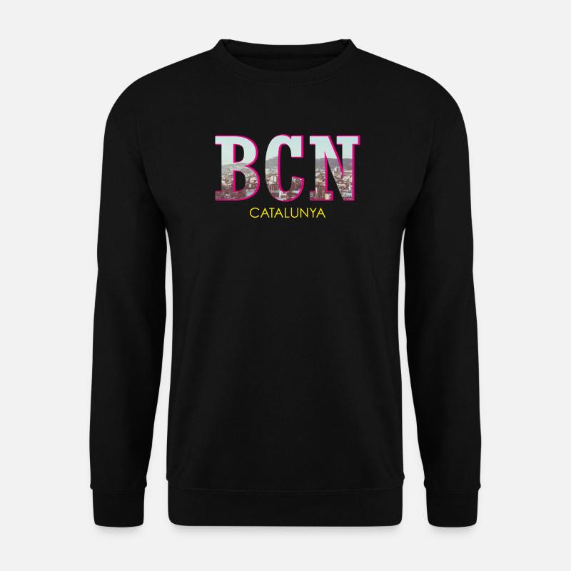 Barcelona Catalunya - Unisex Pullover - Schwarz