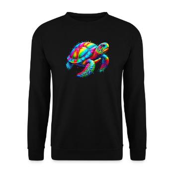 Tortue - Sweat-shirt Unisexe - noir - Devant - Alina (178cm) & Michal (187cm)