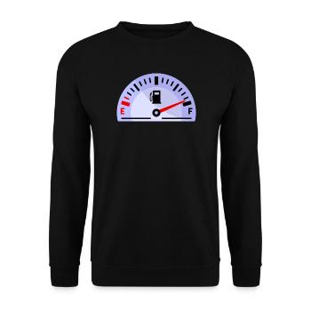 Gas Station Refueling Electric Energy Drive - Unisex Sweatshirt - black - Front - Alina (178cm) & Michal (187cm)