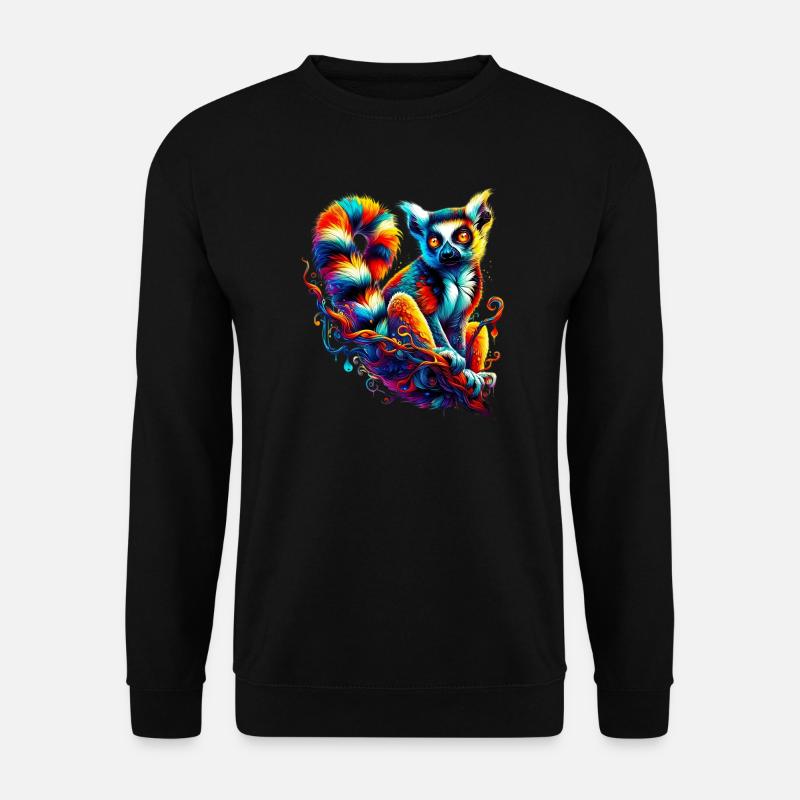 Lemur - Unisex Pullover - Schwarz