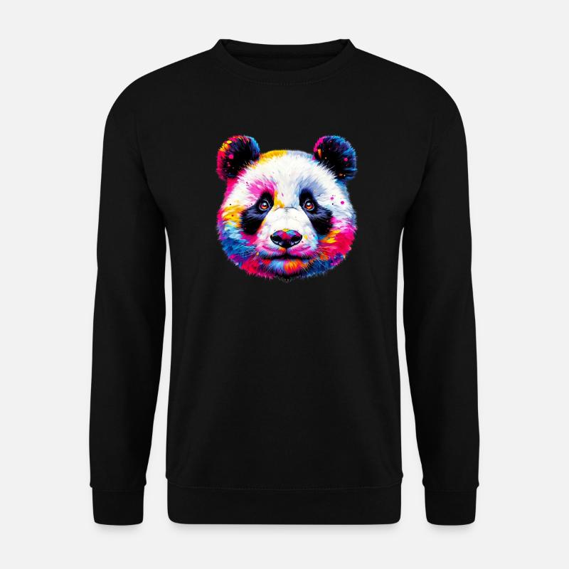 Panda - Unisex Sweatshirt - black