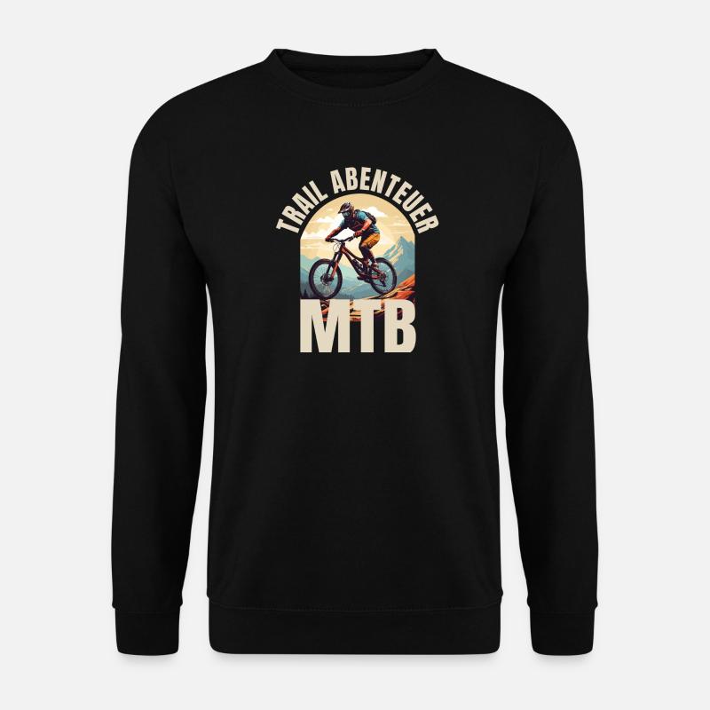MTB: Trail Abenteuer - Unisex Pullover - Schwarz