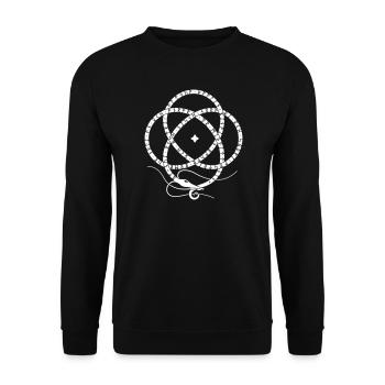 Völuspá 11 - Unisex Pullover - Schwarz - Vorne - Alina (178cm) & Michal (187cm)