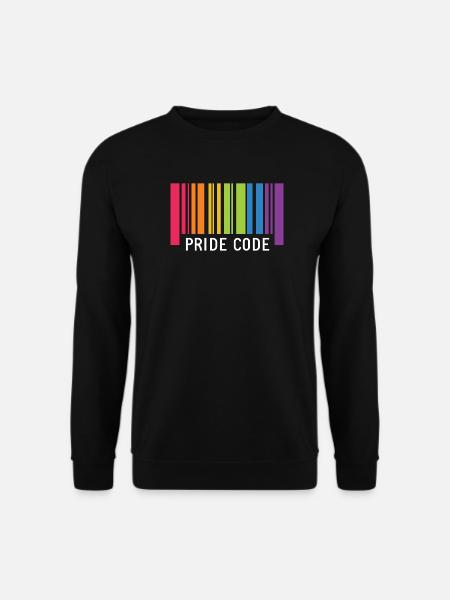 LGBT Pride Month - Pride Code - Unisex Sweatshirt - black