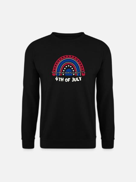 4th of July, independence day - Unisex Sweatshirt - black