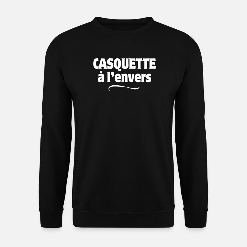 cap, backwards cap - Unisex Sweatshirt - black