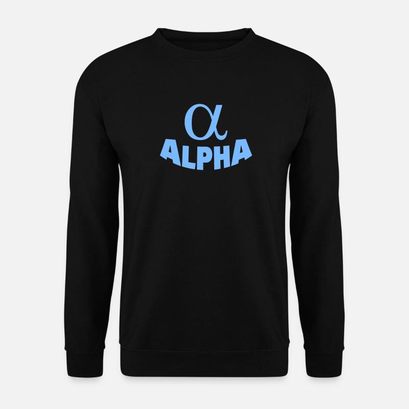ALPHA - Unisex Pullover - Schwarz