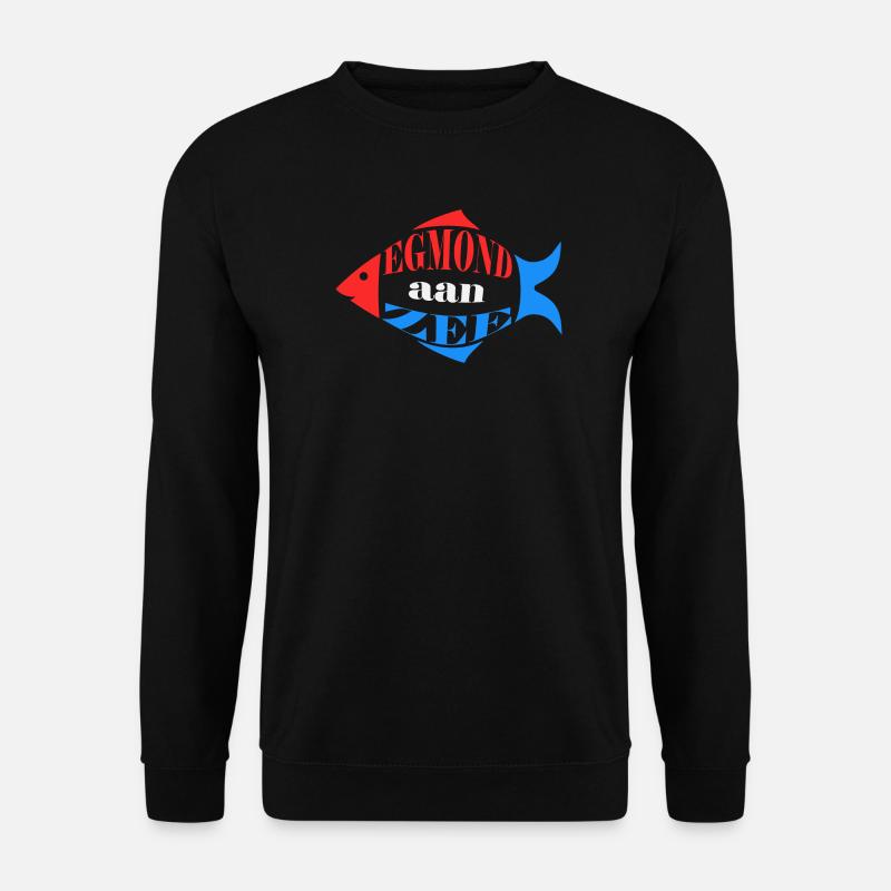 Egmond aan Zee - Unisex Pullover - Schwarz