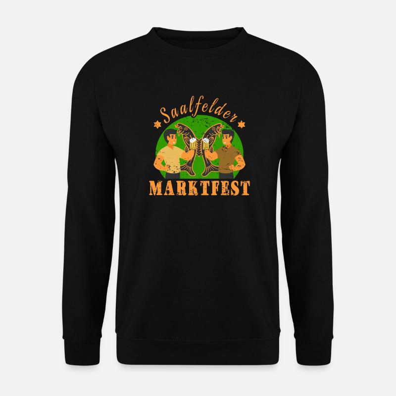 Saalfelder Marktfest - Unisex Pullover - Schwarz