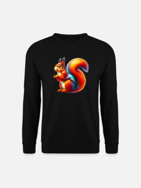 Squirrel - Unisex Sweatshirt - black