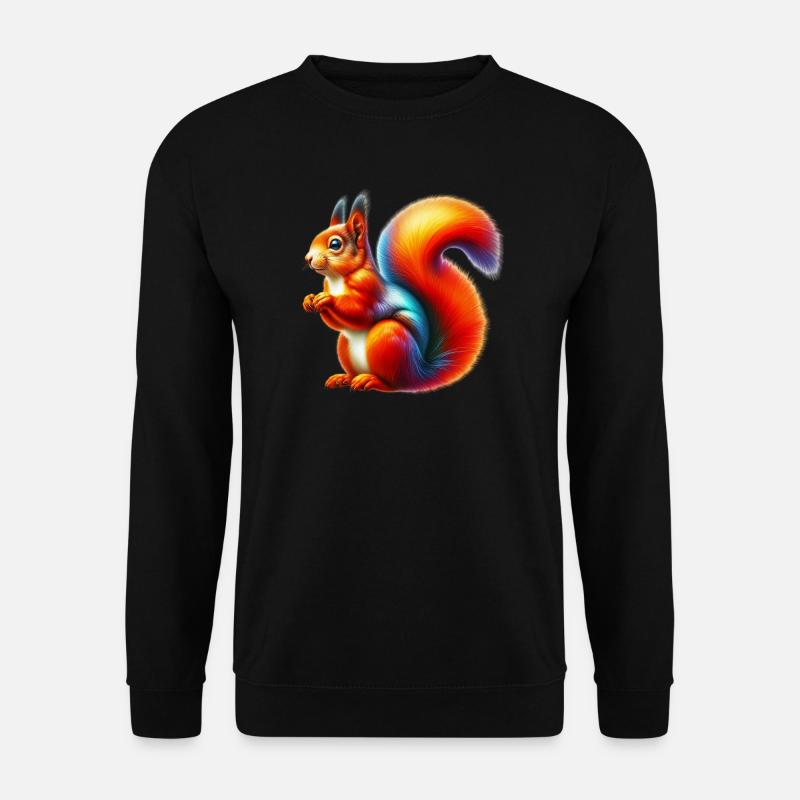 Squirrel - Unisex Sweatshirt - black