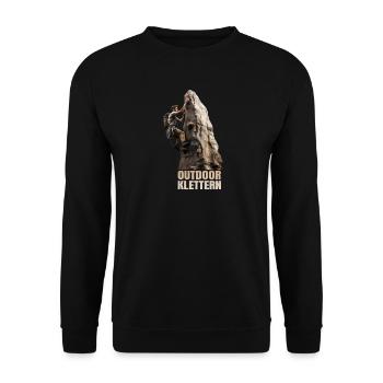 Outdoor Klettern - Unisex Pullover - Schwarz - Vorne - Alina (178cm) & Michal (187cm)
