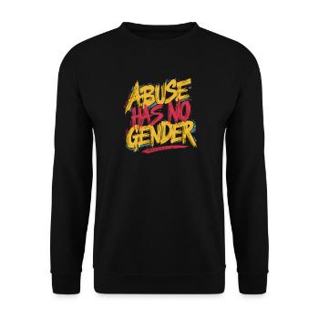 Les abus n’ont pas de genre - Sweat-shirt Unisexe - noir - Devant - Alina (178cm) & Michal (187cm)